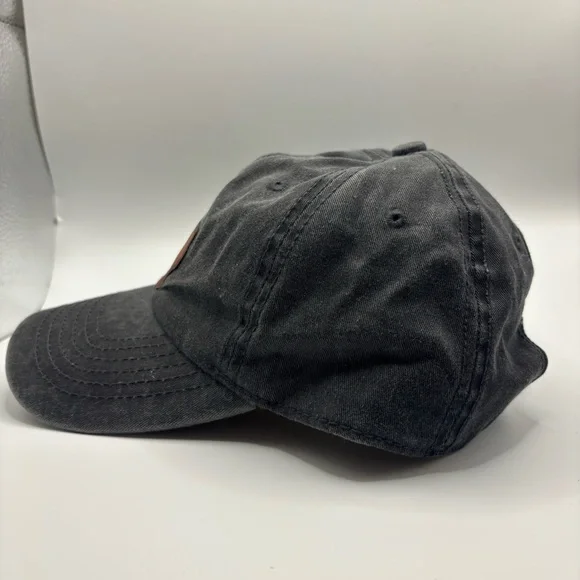 Cobra Distressed Gray Men's Cap with Brown Texas Patch - Picture 4 of 7